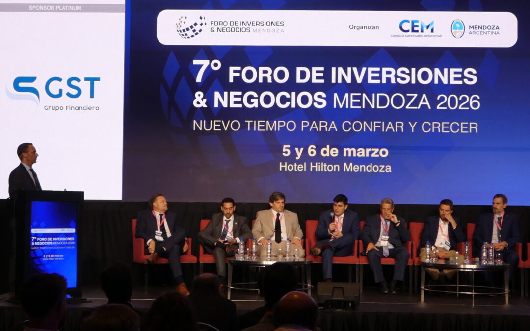 7° Foro de Inversiones & Negocios Mendoza 2026 conference panel